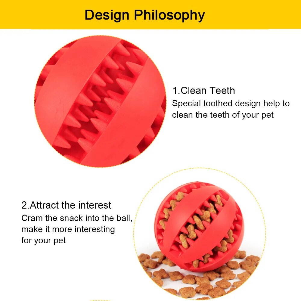 Interaktive Gummibälle für Haustiere